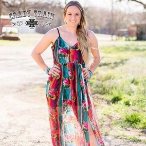 Floral Falls Crazy Train Maxi Dress